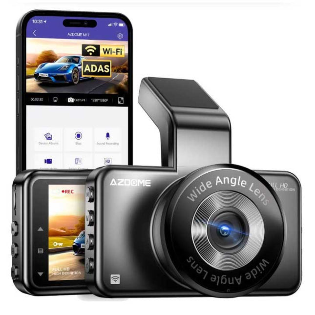 <tc>AZDome M17 Pro Wifi 1CH Full HD dashcam</tc>