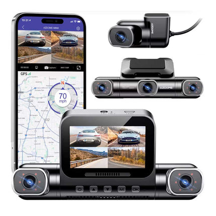 AZDome M660 4CH 128gb 2K Wifi GPS 360-degree dashcam