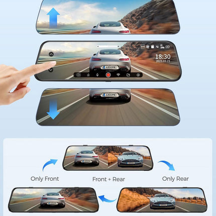 AZDome PG17 Max 4K 2CH Wifi GPS 64gb dashcam