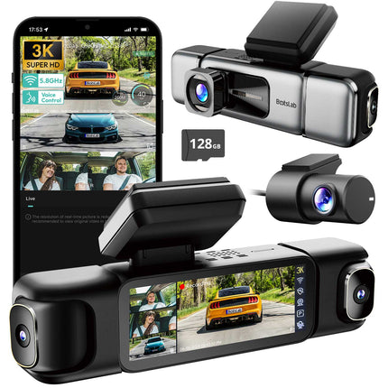 Botslab G980H Pro 4CH 4K Wifi GPS 128gb 360 degree dashcam