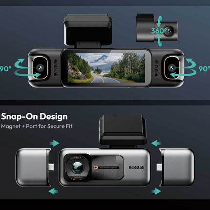 Botslab G980H Pro 4CH 4K Wifi GPS 128gb 360 degree dashcam