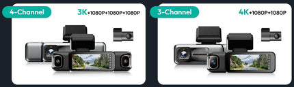 Botslab G980H Pro 4CH 4K Wifi GPS 128gb 360 degree dashcam