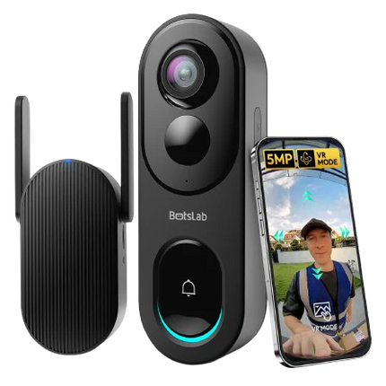 Botslab R810 5MP panorama 180-degree video doorbell