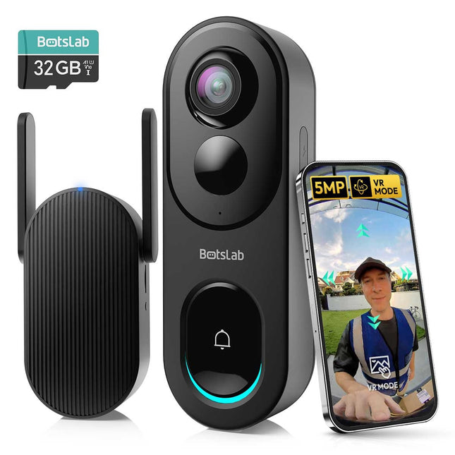 Botslab R810 5MP panorama 180-degree video doorbell