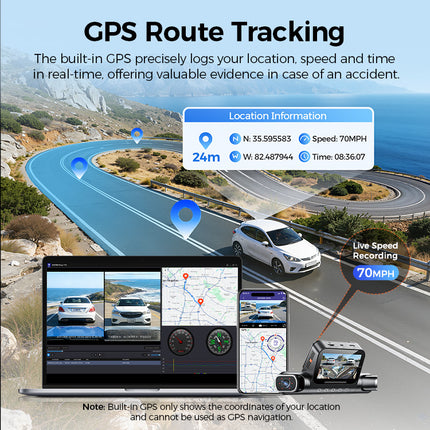 <tc>AZDome M660 Max 4CH 128GB 4K Wifi GPS 360-degree dashcam</tc>