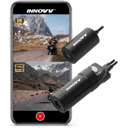 Innovv K6 2CH Dual Wifi 2K motorcycle dashcam