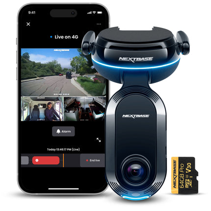 Nextbase IQ Smart 2K Dual Cloud Wifi GPS 64gb dashcam