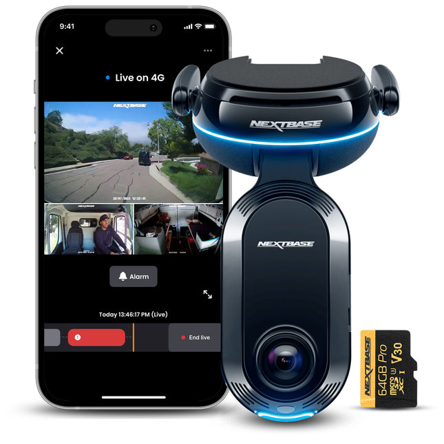 Nextbase IQ Smart 2K Dual Cloud Wifi GPS 64gb dashcam