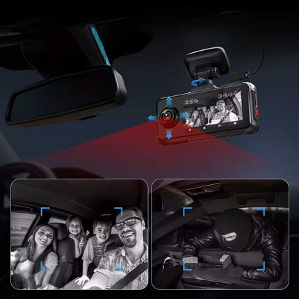 Redtiger A6 3CH 2K Touch Wifi GPS 64gb dashcam