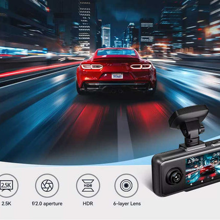 Redtiger A6 3CH 2K Touch Wifi GPS 64gb dashcam