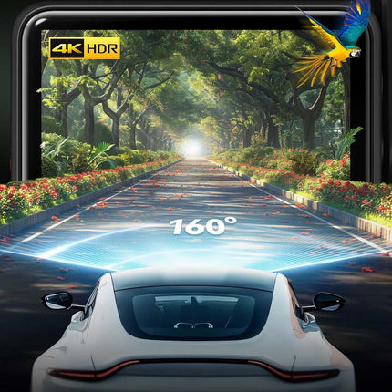 Redtiger F4 4K Touch Wifi GPS 32gb dashcam