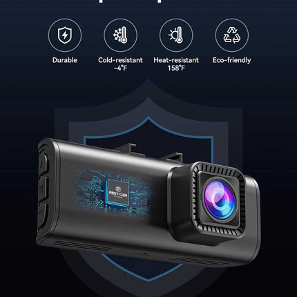 Redtiger F7N 4K Wifi GPS 2CH 64gb dashcam