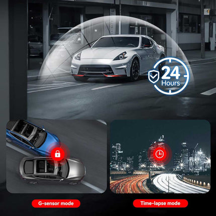 Redtiger F7NT 4K Touch Wifi GPS 2CH 64gb dashcam