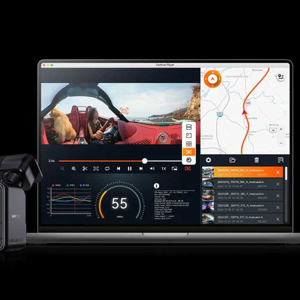 Vantrue E360 Cloud 5K 2CH Wifi GPS 360 degree dashcam