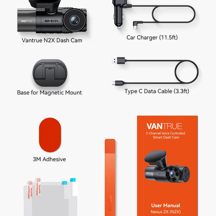 <tc>Vantrue N2X Cloud 2K Wifi GPS dashcam</tc>