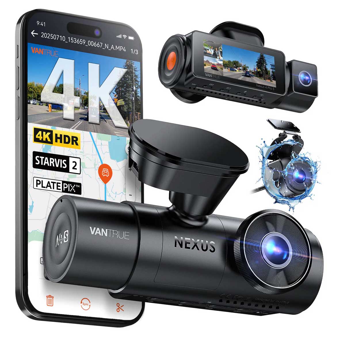 <tc>Vantrue N4 Pro S Cloud 3CH 4K Wifi GPS dashcam</tc>