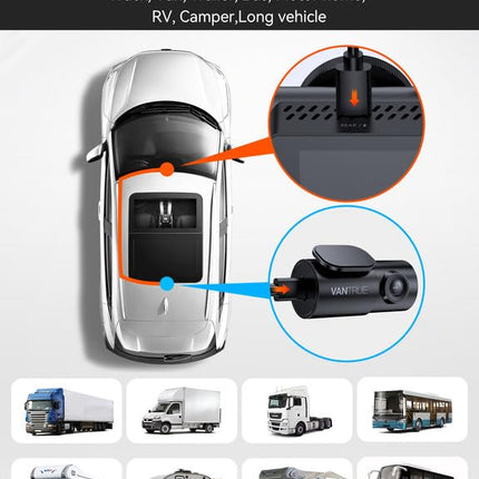 Vantrue N5 / N5S 15-metre cable for rear camera