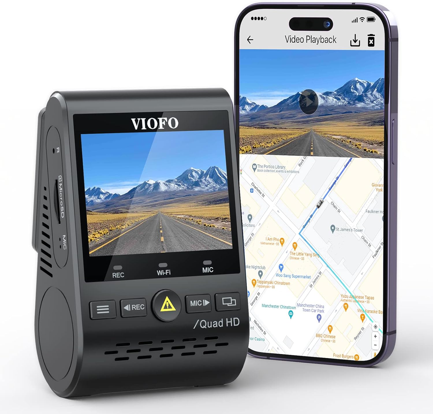 Viofo A129 Plus 1CH 2K Wifi GPS dashcam