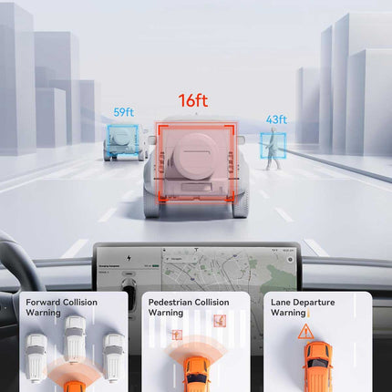 Wolfbox G840H 2K Wifi GPS 32gb Mirror dashcam