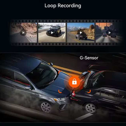 Wolfbox G930 4K GPS 64gb Mirror dashcam