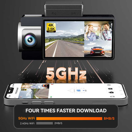Wolfbox i17 3CH 4K Wifi GPS 64gb dashcam
