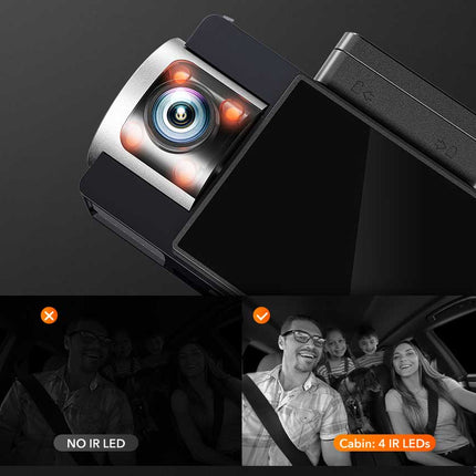 Wolfbox i17 3CH 4K Wifi GPS 64gb dashcam