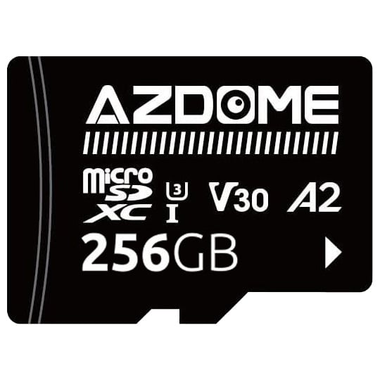 AZDome 256gb U3 V30 A2 Micro SDXC card