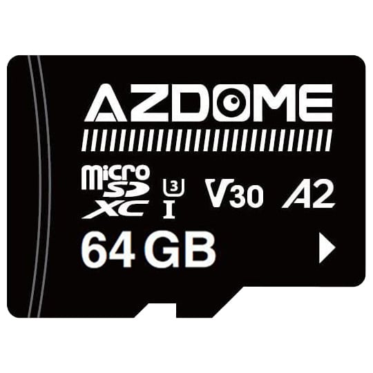 AZDome 64gb U3 V30 A2 Micro SDXC card