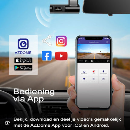 <tc>AZDome M330 Full HD Wifi dashcam</tc>