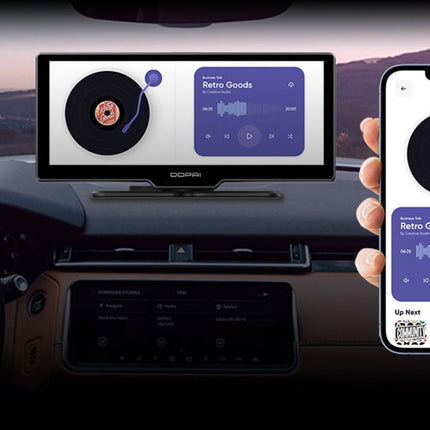 DDPai M5S 2K Wifi Bluetooth Carplay dashcam and display