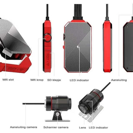 Gnet MVR G1 2CH Cloud Wifi 64gb motorcycle dashcam