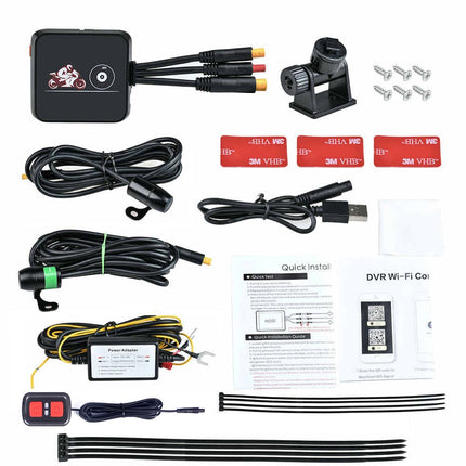 Motocam E6L 2CH Dual Wifi motorcycle dashcam