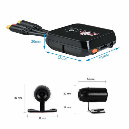 Motocam E6L 2CH Dual Wifi motorcycle dashcam