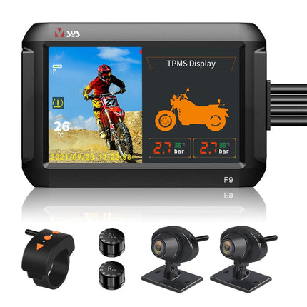 Motocam F9 Wifi GPS 2CH motorcycle dashcam