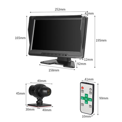 Motocam X10 4CH 720p truck dashcam