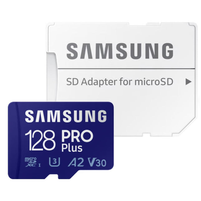 Samsung Pro Plus 128gb U3 V30 A2 Micro SDXC card
