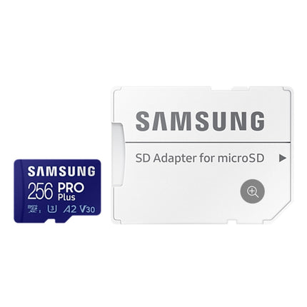 Samsung Pro Plus 256gb U3 V30 A2 Micro SDXC card