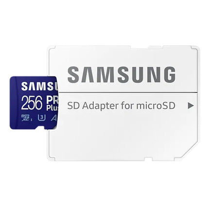 Samsung Pro Plus 256gb U3 V30 A2 Micro SDXC card