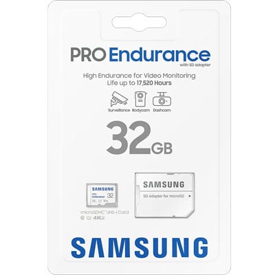Samsung Pro Endurance 32gb UHS-I V10 Micro SDHC card