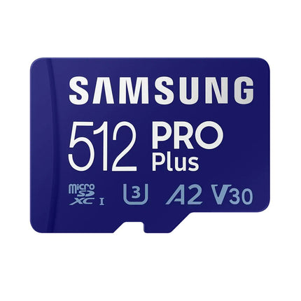 Samsung Pro Plus 512gb U3 V30 A2 Micro SDXC card