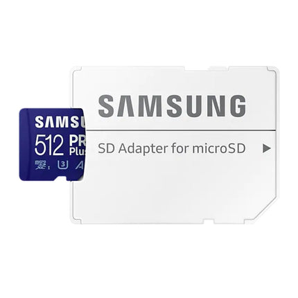 Samsung Pro Plus 512gb U3 V30 A2 Micro SDXC card