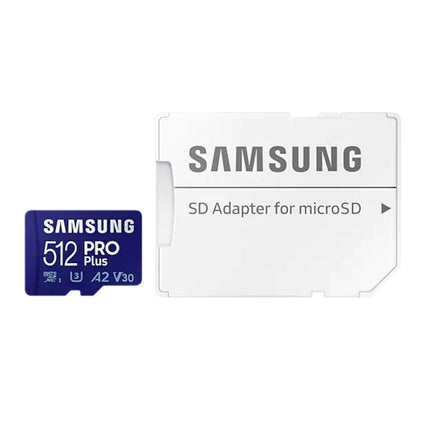 Samsung Pro Plus 512gb U3 V30 A2 Micro SDXC card