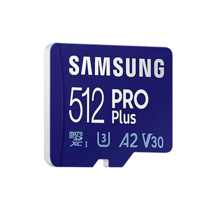 Samsung Pro Plus 512gb U3 V30 A2 Micro SDXC card