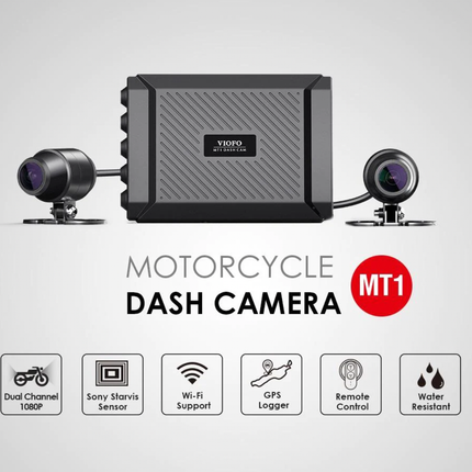 Viofo MT1 2CH Dual Wifi GPS 32gb motorcycle dashcam