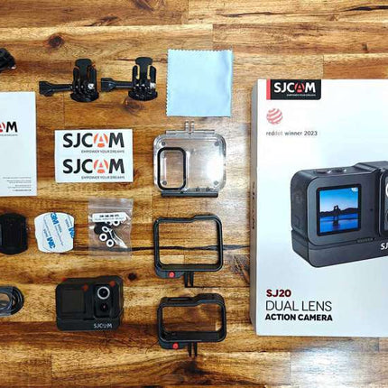 SJCAM SJ20 4K 60fps Dual lens Wifi action cam and dashcam