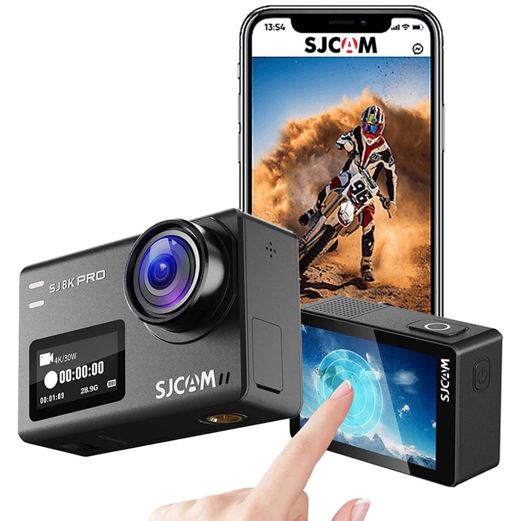 SJCAM SJ8 Pro 4K 60fps Dual screen Wifi action cam and dashcam
