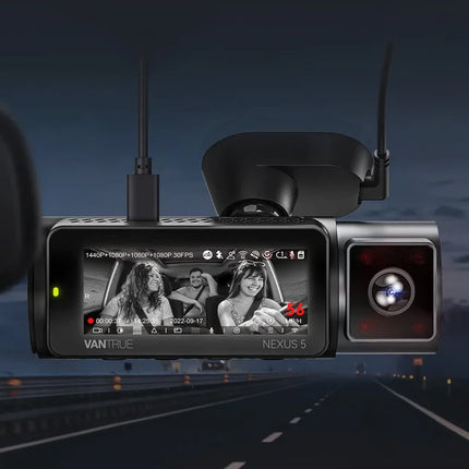 Vantrue N5 2K QuadHD 4CH Wifi GPS 360-degree dashcam
