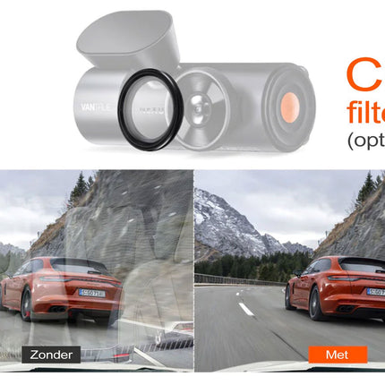 Vantrue N5 2K QuadHD 4CH Wifi GPS 360-degree dashcam